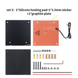 For Creality K1 MAX Upgraded Graphite 8mm Build Plate Fast Heating Ultra-flat 3d Printer Replacement Parts for K1 MAX