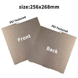 FYSETC Double Sided Textured PEI Build Plate 256 x 268MM PEI Sheet For Anycubic Kobra 3/Combo/ACE Pro Flexible Spring Steel Build Plate 3D Printer Accessories