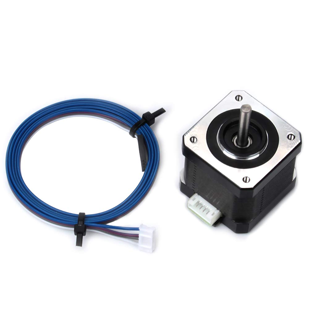 FYSETC 3D Printer Motors Nema 17 Stepper Motor 42-40 Motor 1.5A 2 Phase 4 Wires 1.8 Degree with 39.3 inch Cable for 3D Printer Extruder Y Axis CNC Reprap CR-10 10S Ender 3
