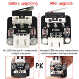 FYSETC 3D Printer Part Accessories Limit Switch Mechanical Switch Module Endstops Switch for RepRap CR-10 10S Ender 3 Pro S4 S5 Series, 3 Pcs