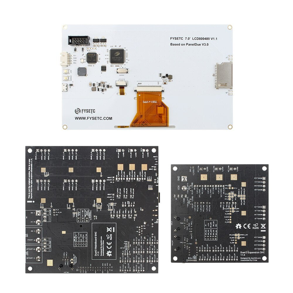 Cloned Duet 3 6HC with Duet 3 Expansion 3HC with 7i Screen Upgrades Kit Controller Board Advanced 32bit For VORON BLV 3D Printer CNC Machine