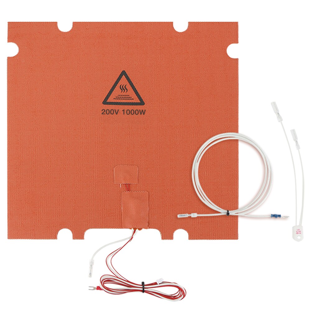 FYSETC 300*300 350*350mm Perforated Silicone Heated Bed Heating Pad 2