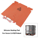 FYSETC 300*300 350*350mm Perforated Silicone Heated Bed Heating Pad 220V 750W/1000W 3D Printer Silicone Heater