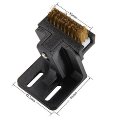 3D Printer Cleaner Tool Copper Wire Toothbrush Copper Brush Handle for Hotend Cleaning Nozzle Heater Block Hot Bed Parts