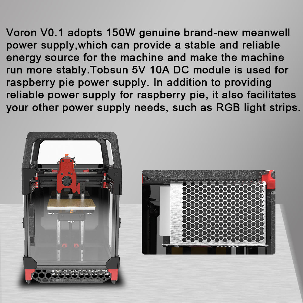 FYSETC VORON V0.1 Corexy 3D Printer Kit with Enclosed Panels