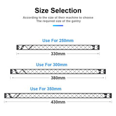 FYSETC Voron 2.4 R2 Trident 0.1 Full metal gantry Super light CNC Part instead of 2020 profile for Voron 250mm/300mm/350mm/0.1