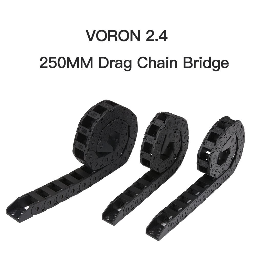 FYSETC Voron Detachable Drag Cable Chain Plastic Cable Transmission Chains Towline With End Connectors for 3D Printer Parts
