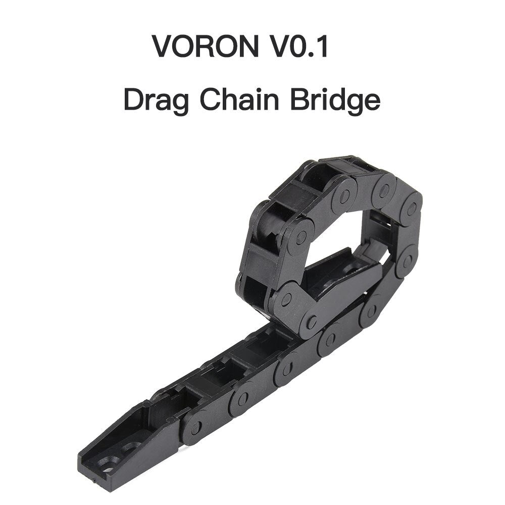 FYSETC Voron Detachable Drag Cable Chain Plastic Cable Transmission Chains Towline With End Connectors for 3D Printer Parts
