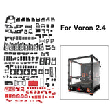 FYSETC Updated Version Voron 2.4 3d Printer Printed Full Kit Printed esun ABS+ Filament printed kit For Voron 2.4 3d Print 350mm