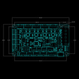 Fysetc R4 Moederbord Voron V0.1 Board 86 Mm * 48Mm 3D Printer Onderdelen TMC2209 Voor Voron Printer