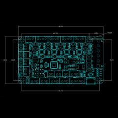 Fysetc R4 Moederbord Voron V0.1 Board 86 Mm * 48Mm 3D Printer Onderdelen TMC2209 Voor Voron Printer