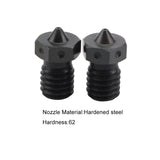 Top Quality Hardened Steel V6 Nozzles For High Temperature 3D Printing PEI PEEK Carbon Fiber Filament For E3D Titan Aero Hotend