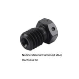 Top Quality Hardened Steel V6 Nozzles For High Temperature 3D Printing PEI PEEK Carbon Fiber Filament For E3D Titan Aero Hotend